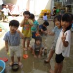 泥んこあそび　　わくわくぐみ（3・4・5歳児）
